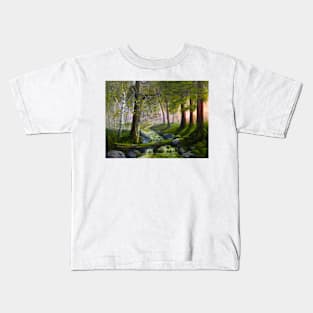 Daybreak in the Forest Kids T-Shirt